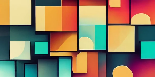 colorful geometrical figures textures . High quality illustration