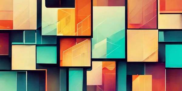 colorful geometrical figures textures . High quality illustration