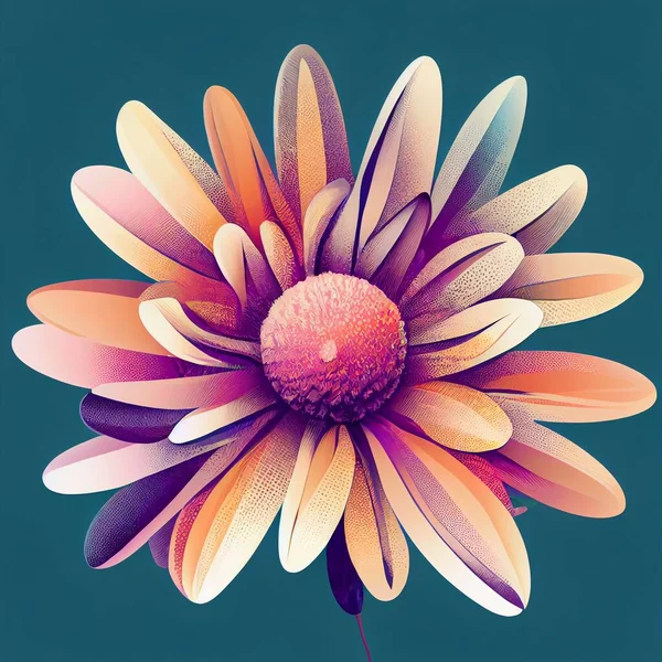 Цветок Мягких Цветах Заднем Плане Высокое Качество Иллюстрации — стоковое фото