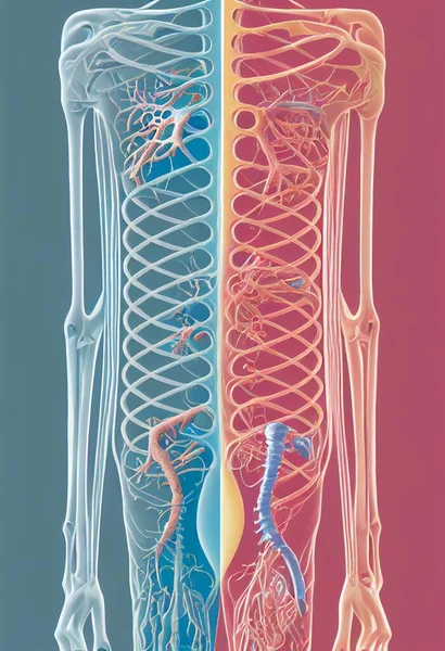 Чрезвычайно Подробная Модель Скелета Концепция Анатомии Высокое Качество Иллюстрации — стоковое фото