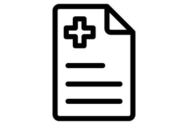 Medica Report Beautiful Icon. High Quality Editable Strock