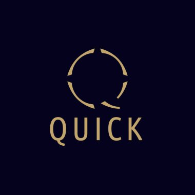 Abstract logo of truncated circles forming monogram letters.