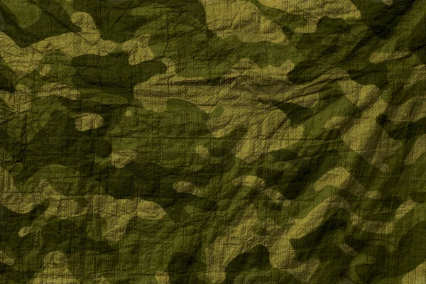 Army Camouflage Tarp Canvas Texture Wallpaper — Foto Stock