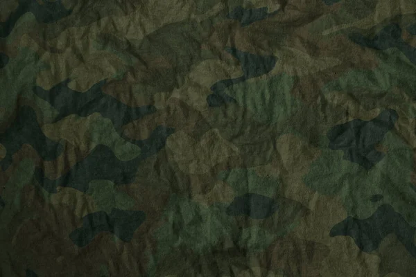Army Tarp Canvas Camouflage Texture Background — Stok Foto