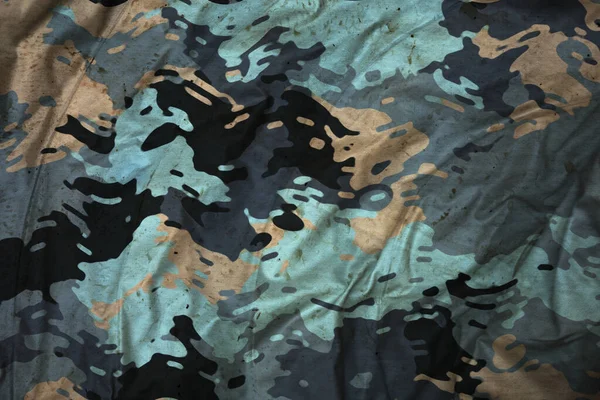 Army Tarp Canvas Camouflage Texture Background — Stockfoto