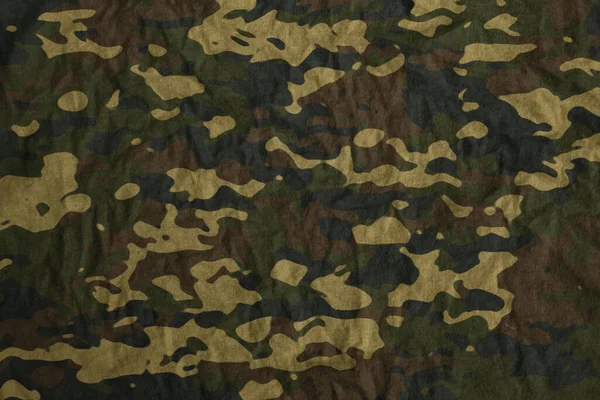 Army Tarp Canvas Camouflage Texture Background — ストック写真