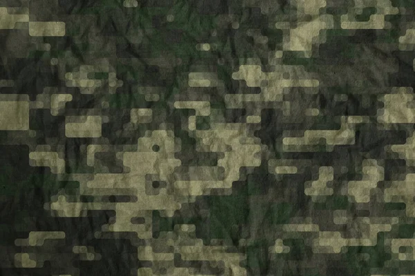 Army Tarp Canvas Camouflage Texture Background — Foto de Stock