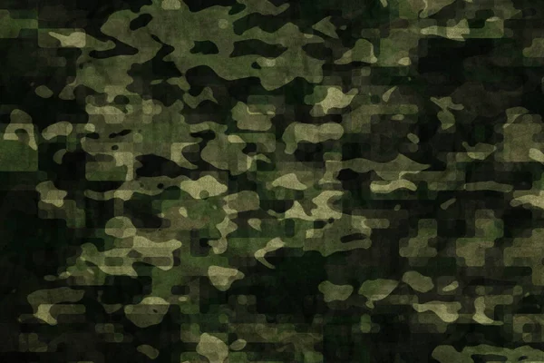 Army Tarp Canvas Camouflage Texture Background — Fotografia de Stock