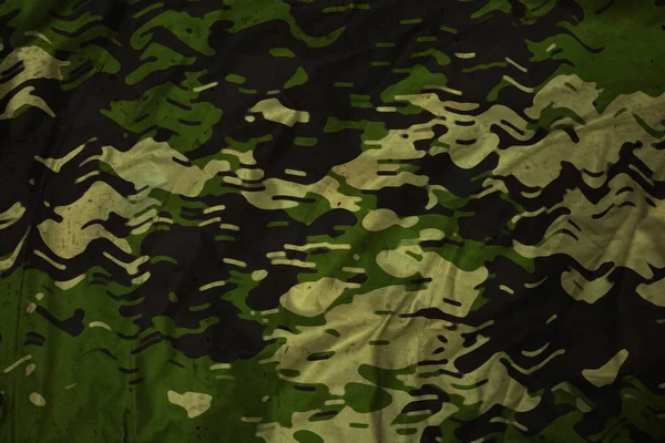 Army Tarp Canvas Camouflage Texture Background — Foto Stock