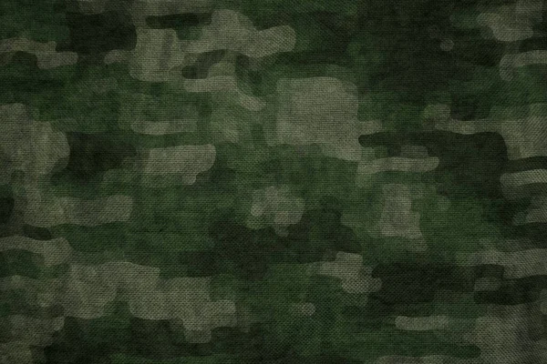 Army Green Forest Camouflage Tarp Canvas Texture Wallpaper — ストック写真