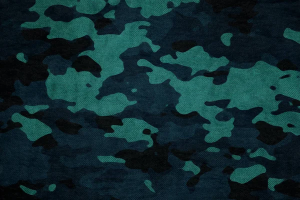 Army Blue Naval Arctic Camouflage Canvas Texture Wallpaper — Stock Photo, Image