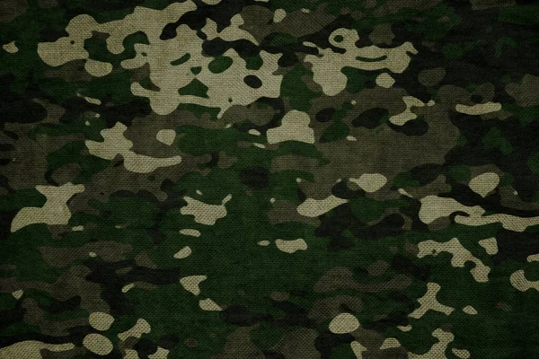 Dark Green Woodland Forest Camouflage Tarp Canvas Wallpaper — Foto de Stock