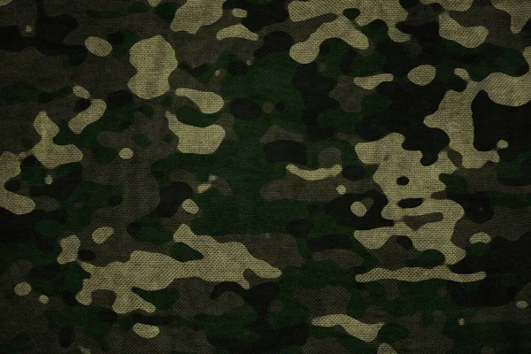 Dark Green Woodland Forest Camouflage Tarp Canvas Wallpaper — Stockfoto