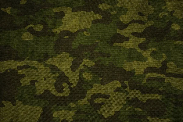 Dark Green Woodland Forest Camouflage Tarp Canvas Wallpaper — Foto Stock