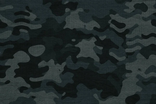 Blue Naval Camouflage Canvas Texture Wallpaper — Stock fotografie