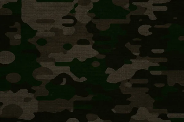 Dark Green Woodland Forest Camouflage Tarp Canvas Wallpaper — Foto Stock