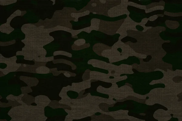 Dark Green Woodland Forest Camouflage Tarp Canvas Wallpaper — ストック写真