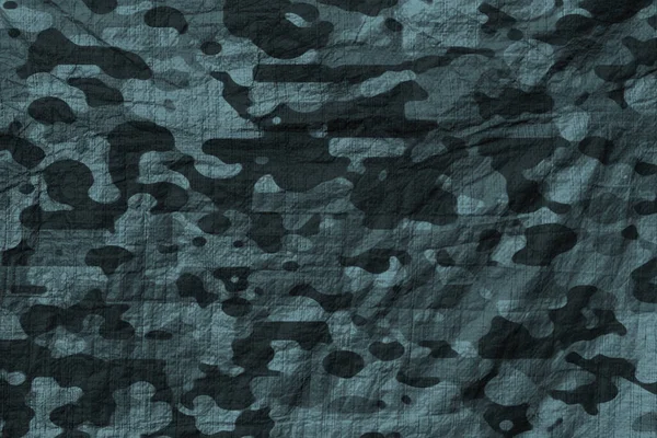 Blue Naval Camouflage Tarp Texture Wallpaper — Foto Stock