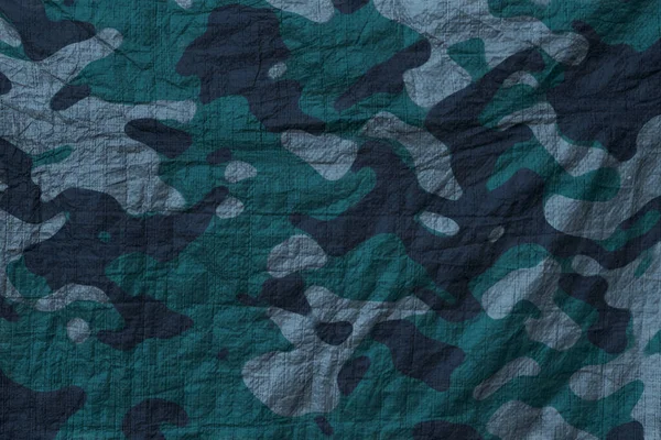 Blue Naval Camouflage Tarp Texture Wallpaper — 스톡 사진