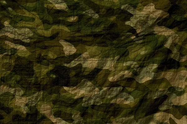 Green Army Camouflage Wallpaper Tarp Texture — Fotografia de Stock