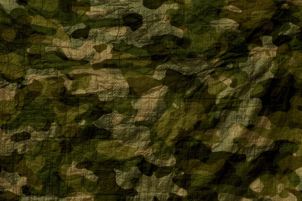 Green Army Camouflage Wallpaper Tarp Texture — ストック写真