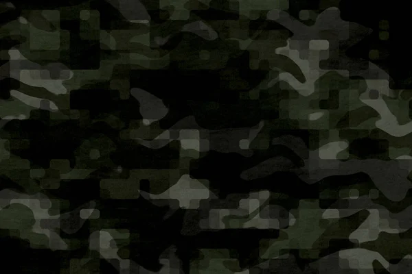 Green Army Camouflage Wallpaper Tarp Texture — Fotografia de Stock