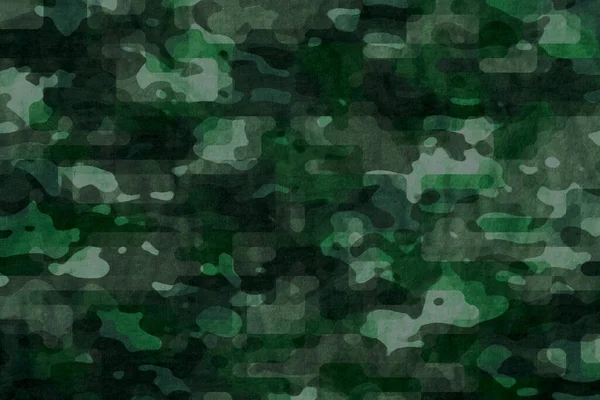 Green Army Camouflage Wallpaper Tarp Texture — Photo