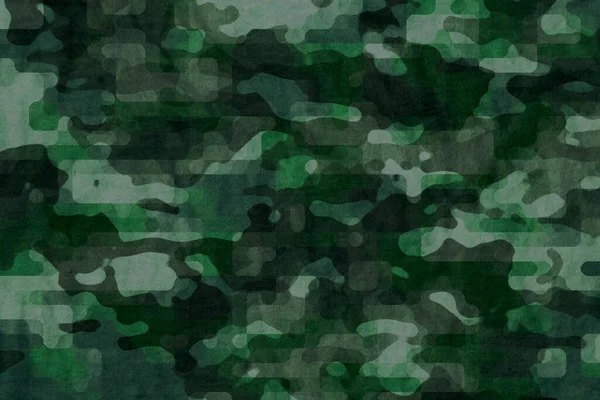 Πράσινο Στρατό Καμουφλάζ Ταπετσαρία Μουσαμά Υφή — Φωτογραφία Αρχείου