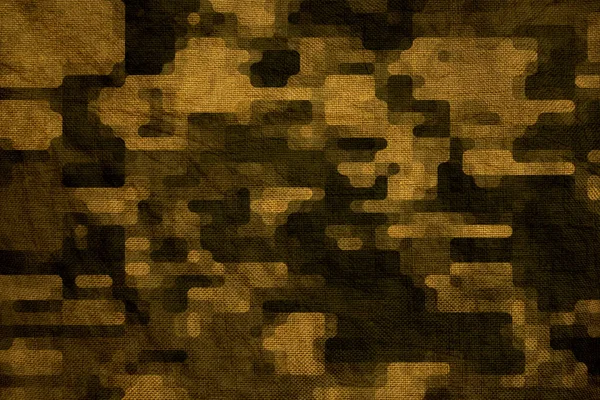 Yellow Desert Sand Army Camouflage Tarp Canvas Texture — Fotografia de Stock