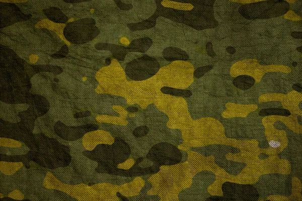 Army Green Woodland Forest Camouflage Tarp Canvas — Photo