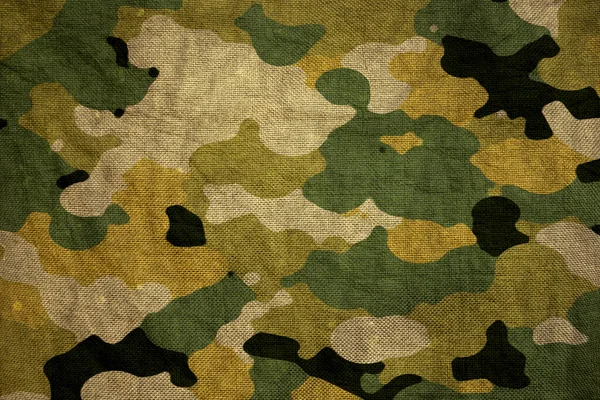 Army Green Woodland Forest Camouflage Tarp Canvas — Photo