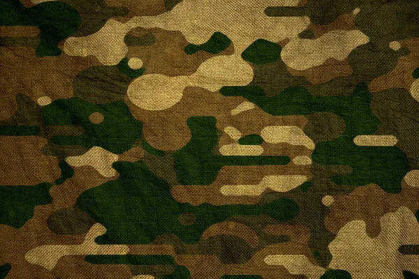 Green Woodland Jungle Forest Army Camouflage Tarp Canvas Texture — Foto de Stock