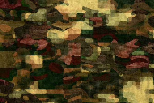 Green Army Camouflage Wallpaper Tarp Texture — Photo