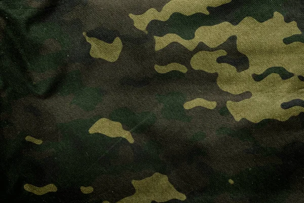 Green Woodland Jungle Forest Army Camouflage Tarp Canvas Texture — Fotografia de Stock