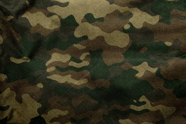 Green Woodland Jungle Forest Army Camouflage Tarp Canvas Texture — Fotografia de Stock