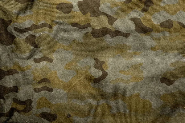 Yellow Desert Sand Army Camouflage Tarp Canvas Texture — Stok Foto