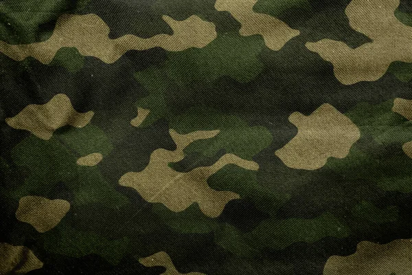 Green Woodland Jungle Forest Army Camouflage Tarp Canvas Texture — Foto de Stock