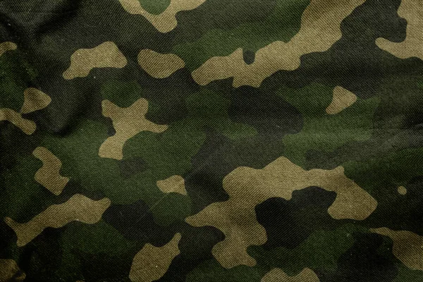 Green Woodland Jungle Forest Army Camouflage Tarp Canvas Texture — Photo