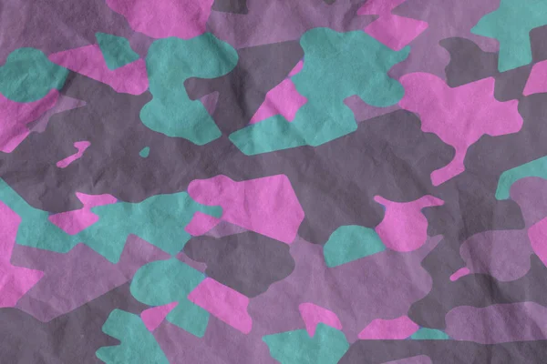 Purple Military Camouflage Fabric Texture — Stock Fotó