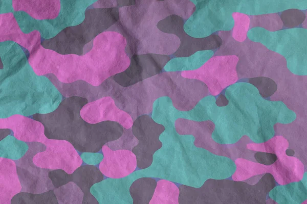 Фиолетовая Военная Камуфляжная Ткань — стоковое фото