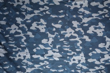 blue arctic navy military camouflage fabric texture