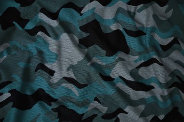 blue arctic navy military camouflage fabric texture