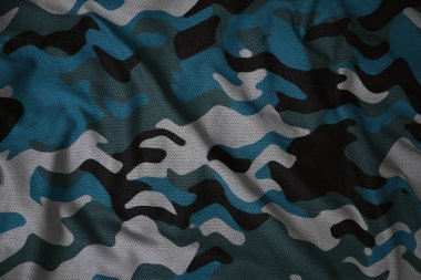blue navy army camouflage synthetic fabric texture
