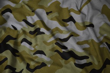 army camouflage synthetic fabric texture yellow