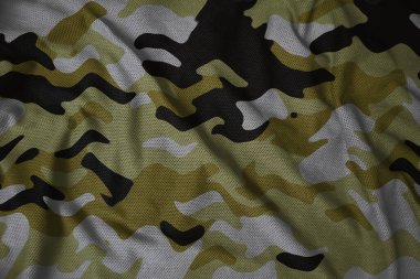 army camouflage synthetic fabric texture yellow