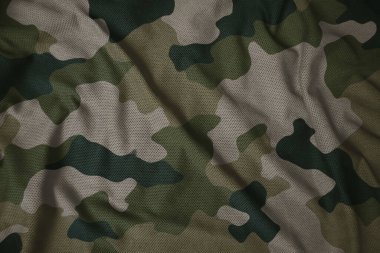 army camouflage jersy fabric texture