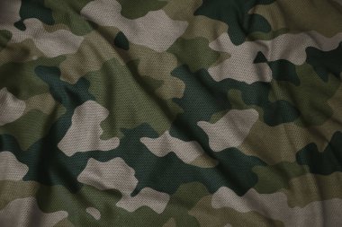 army camouflage jersy fabric texture