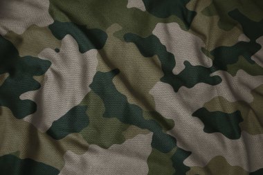 army camouflage jersy fabric texture
