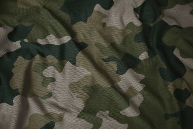 army camouflage jersy fabric texture