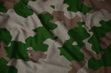army camouflage jersy fabric texture